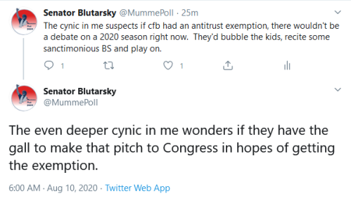Screenshot_2020-08-10 Senator Blutarsky on Twitter The even deeper cynic in me wonders if they have the gall to make that p[...]